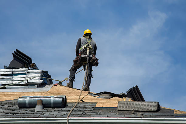 Professional Roofing technician working in Rome, GA